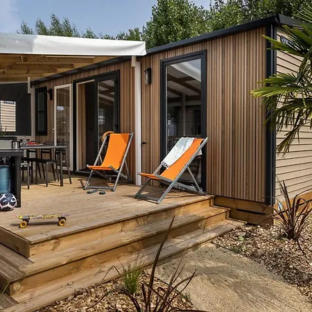 אתר קמפינג Mobil-home Cosy Avec Terrasse - 5 Personnes - Api-1-52-1041 סן ז'אן דה מון