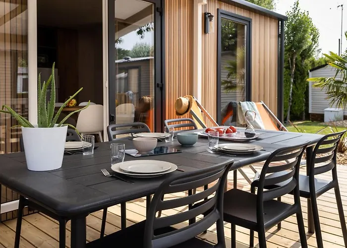 Mobil-home Cosy Avec Terrasse - 5 Personnes - Api-1-52-1041 אתר קמפינג